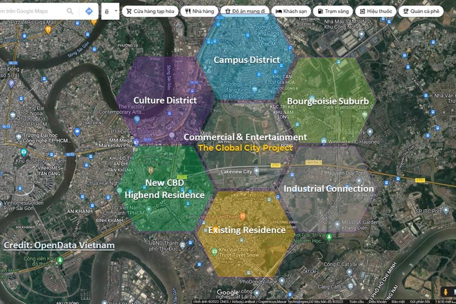 Spatial data visualization asset